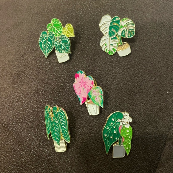 Five Plant Pins - Picture 2 of 3